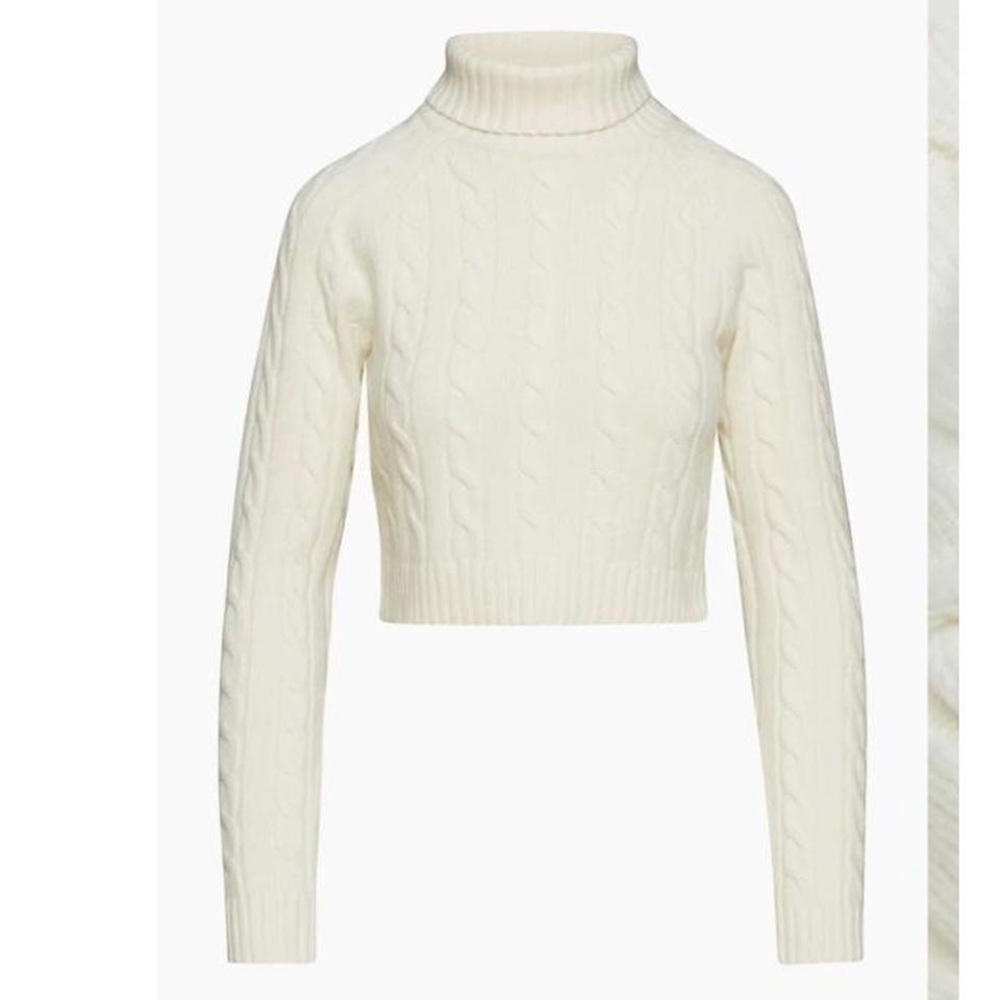 aritzia | sunday best jones sweater in whisper white, size s